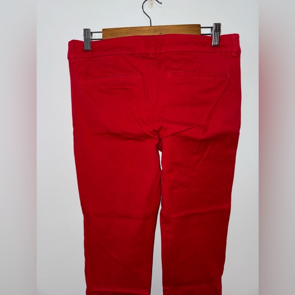 Pre-Owned Size 8 Regular Old Navy Pixie Mid Rise Robbie Red Pants - Picture 7 of 11